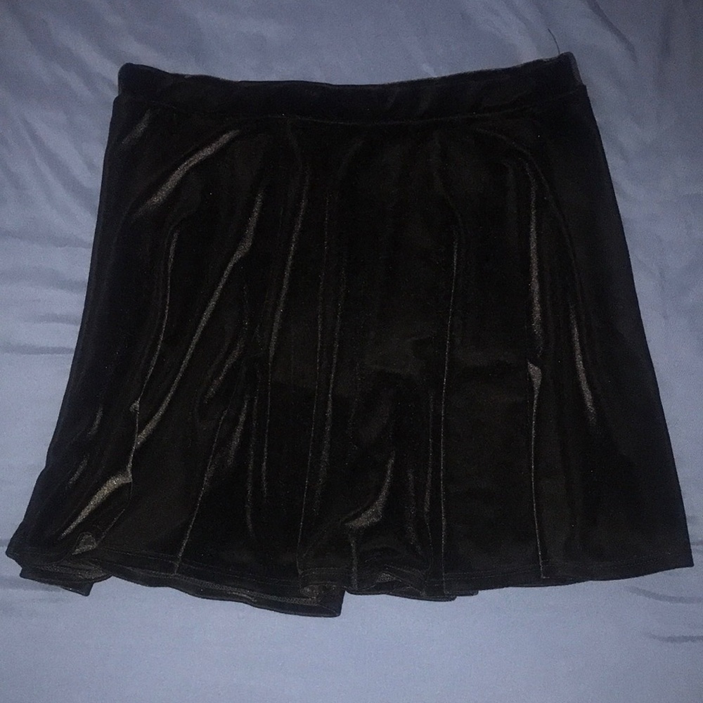 Black Velour Skirt size XL